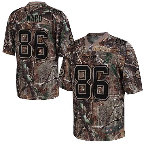 Steelers #86 Hines Ward Camo Men's Stitched NFL Realtree Elite Jersey