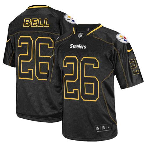 Steelers #26 Le'Veon Bell Lights Out Black Men's Stitched NFL Elite Jersey