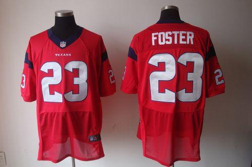 Texans #23 Arian Foster Red Alternate Men's Stitched NFL Elite Jersey