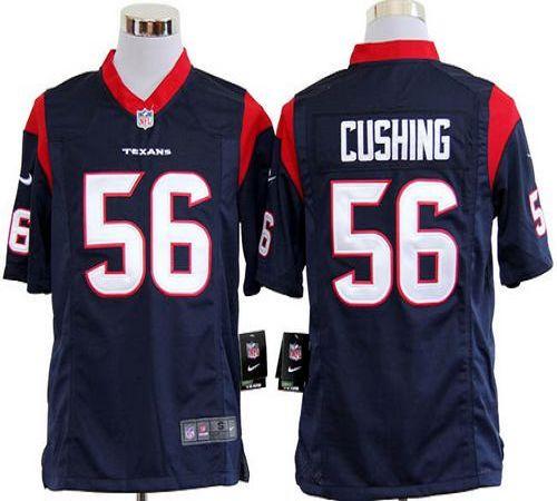 Texans #56 Brian Cushing Navy Blue Team Color Men's Stitched NFL Game Jersey