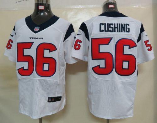 Texans #56 Brian Cushing White Men's Stitched NFL Elite Jersey