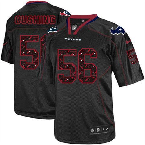 Texans #56 Brian Cushing New Lights Out Black Men's Stitched NFL Elite Jersey