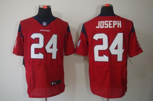 Texans #24 Johnathan Joseph Red Alternate Men's Stitched NFL Elite Jersey