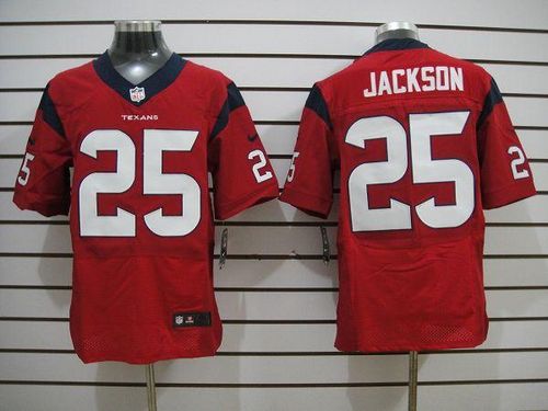 Texans #25 Kareem Jackson Red Alternate Men's Stitched NFL Elite Jersey