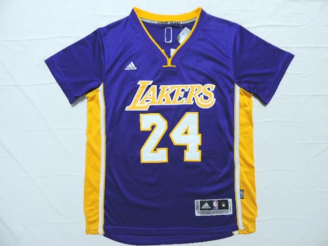 2014 15 Los Angeles Lakers 24 Kobe Bryant purple Pride Swingman Jerseys