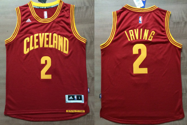 2014 2015 NBA Cleveland Cavaliers 2 Kyrie Irving New Revolution 30 Swingman Red Jersey