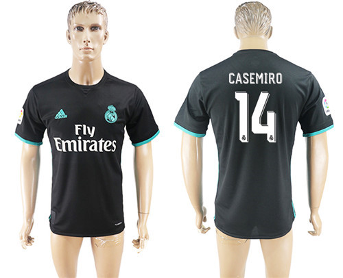 2017 18 Real Madrid 14 CASEMIRO Away Thailand Soccer Jersey