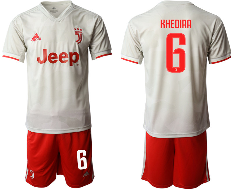 2019 20 Juventus FC 6 KHEDIRA Away Soccer Jersey
