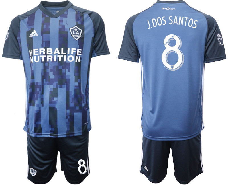 2019 20 Los Angeles Galaxy 8 J.DOS SANTOS Away Soccer Jersey
