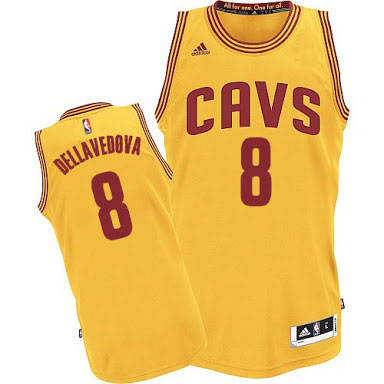 NBA Cleveland Cavaliers 8 Matthew Dellavedova jersey New Revolution 30 Swingman Yellow Jersey