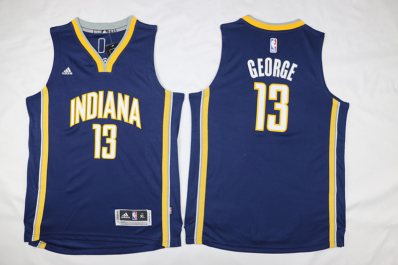  NBA Indiana Pacers 13 Paul George Kid Jersey New Revolution 30 Swingman Purple Youth Jersey