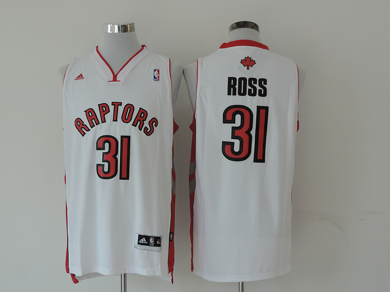 NBA Toronto Raptors 31 Terrence Ross New Revolution 30 Swingman Road White Jersey