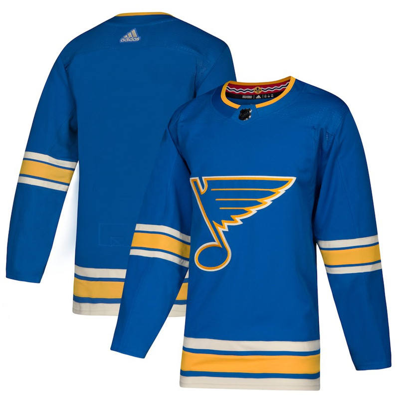 Blues Blank Blue Alternate Jersey