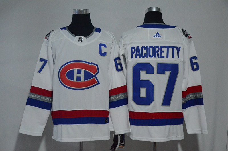 Canadiens 67 Max Pacioretty White 2017 NHL 100 Classic Jersey