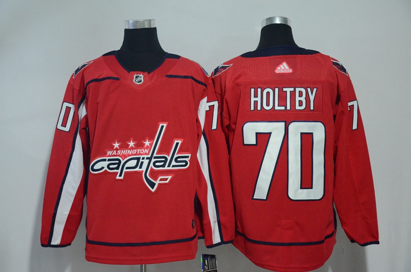 Capitals 70 Braden Holtby Red Jersey