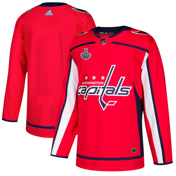 Capitals Blank Red 2018 Stanley Cup Final Bound Jersey