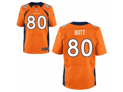 Denver Broncos 80 Jake Butt Orange 2017 Draft Pick Elite Jersey