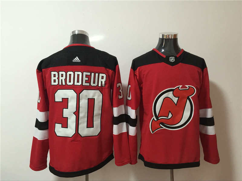 Devils 30 Martin Brodeur Red Jersey