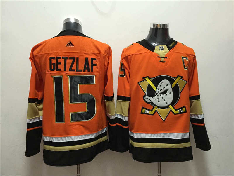 Ducks 15 Ryan Getzlaf Orange Jersey