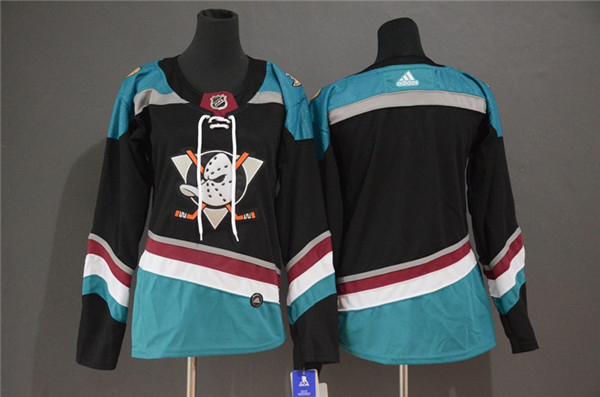 Ducks Blank Black Women Alternate Breakaway Jersey