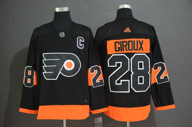 Flyers 28 Claude Giroux Black Alternate Jersey