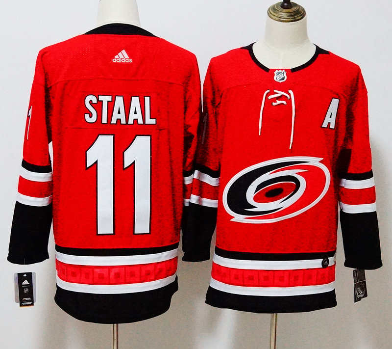 Hurricanes 11 Jordan Staal Red Jersey