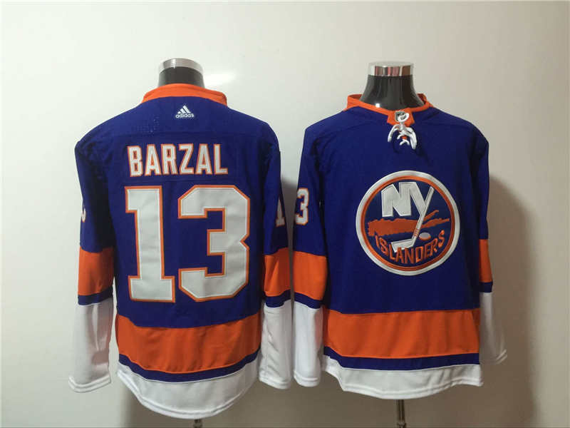 Islanders 13 Mathew Barzal Blue Jersey