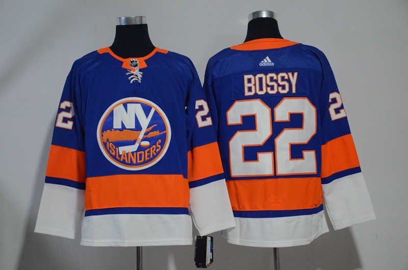 Islanders 22 Mike Bossy Blue Jersey