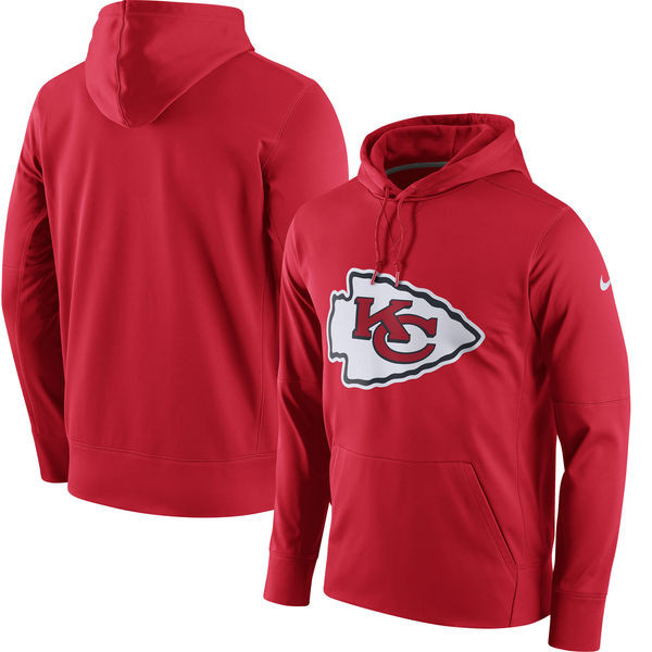 Kansas City Chiefs Circuit Logo Essential Performance Pullover Hoodie Red