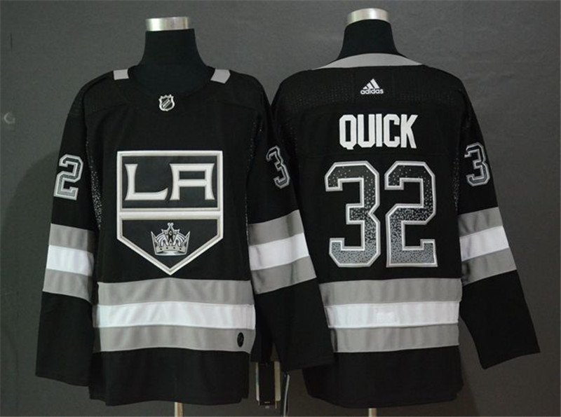 Kings 32 Jonathan Quick Black Drift Fashion Jersey