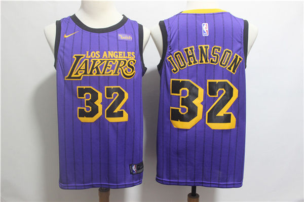 Lakers 32 Kobe Bryant Purple 2019 City Edition Swingman Jersey