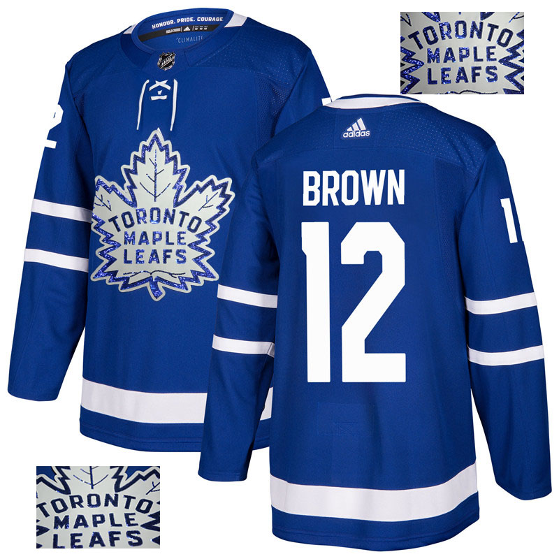 Maple Leafs 12 Connor Brown Blue Jersey