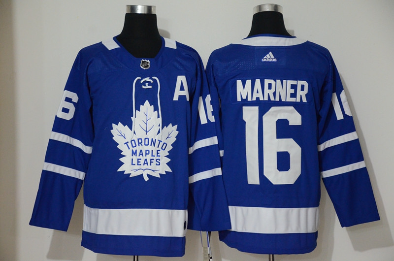 Maple Leafs 16 Mitch Marner Blue Jersey