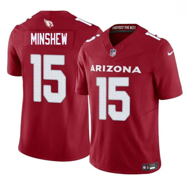 Men's Arizona Cardinals 15 Gardner Minshew Red 2026 F.U.S.E. Vapor Untouchable Limited Football Stitched Jersey