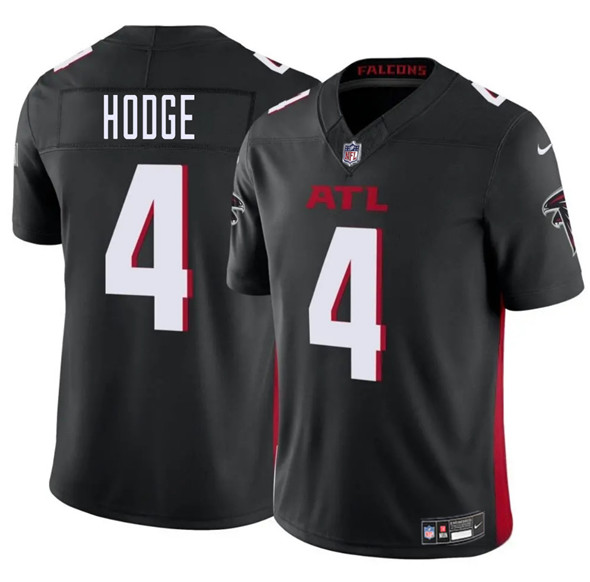 Men's Atlanta Falcons 4 KhaDarel Hodge Black 2025 F.U.S.E. Vapor Untouchable Limited Football Stitched Jersey