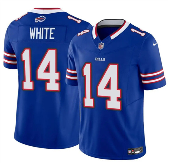 Men's Buffalo Bills 14 Mike White Blue 2025 F.U.S.E. Vapor Untouchable Limited Football Stitched Jersey