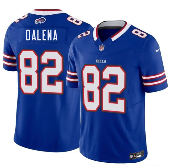 Men's Buffalo Bills 82 Mac Dalena Blue 2026 Draft F.U.S.E. Vapor Untouchable Limited Football Stitched Jersey