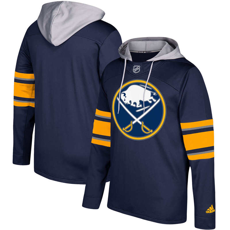 Men's Buffalo Sabres Navy Silver Jersey Pullover Hoodie