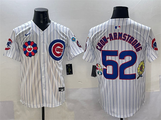Men's Chicago Cubs 52 Pete Crow Armstrong White 2025 Tokyo Series Limited Stitched Baseball Jersey