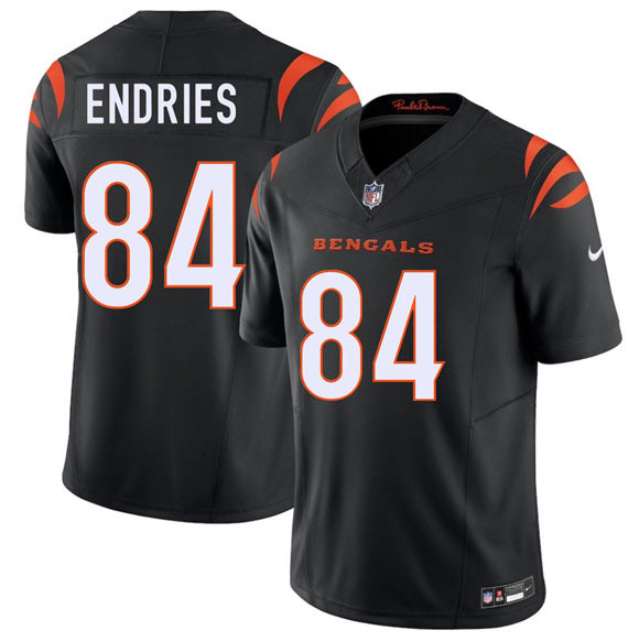 Men's Cincinnati Bengals 84 Jack Endries Black 2026 Draft F.U.S.E. Vapor Untouchable Limited Football Stitched Jersey