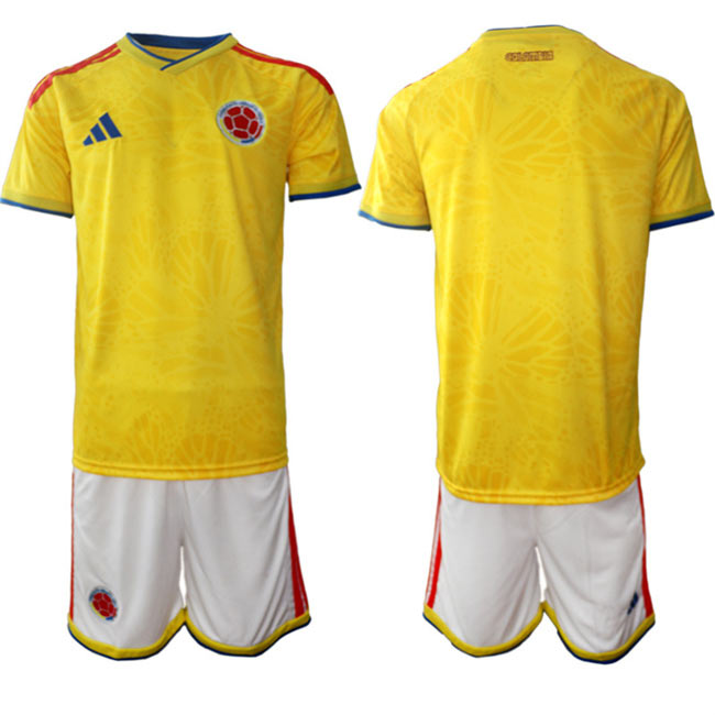 Men's Colombia Team Custom Yellow 2025 26 Home Soccer Jersey Suit