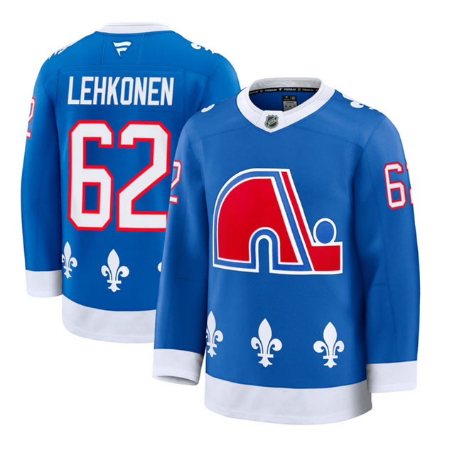 Men's Colorado Avalanche 62 Artturi Lehkonen Blue 2025 Alternate Stitched Jersey