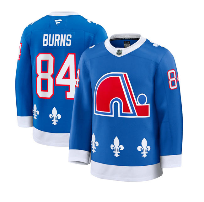 Men's Colorado Avalanche 84 Brent Burns Blue 2025 Alternate Stitched Jersey