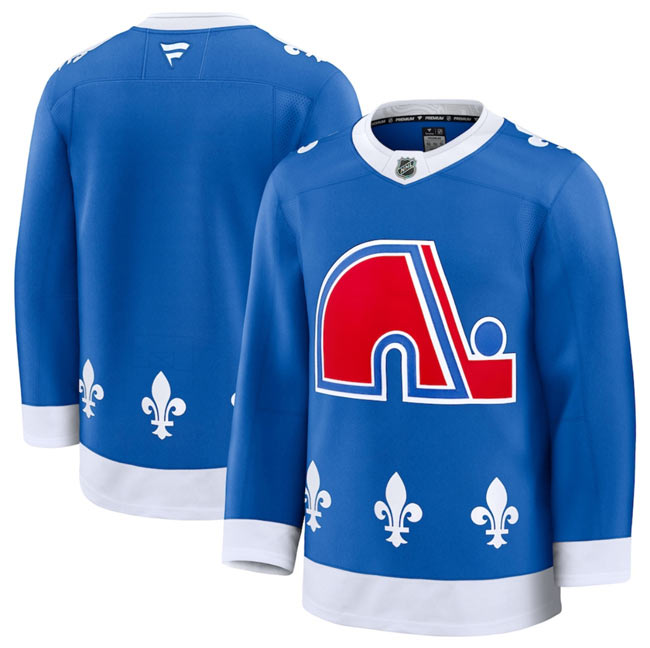 Men's Colorado Avalanche Blank Blue 2025 Alternate Stitched Jersey