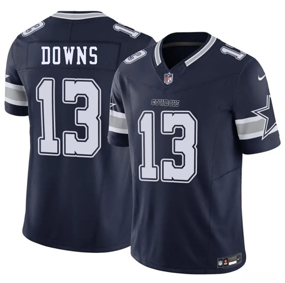 Men's Dallas Cowboys 13 Caleb Downs Navy 2026 Draft F.U.S.E Vapor Untouchable Limited Stitched Football Jersey