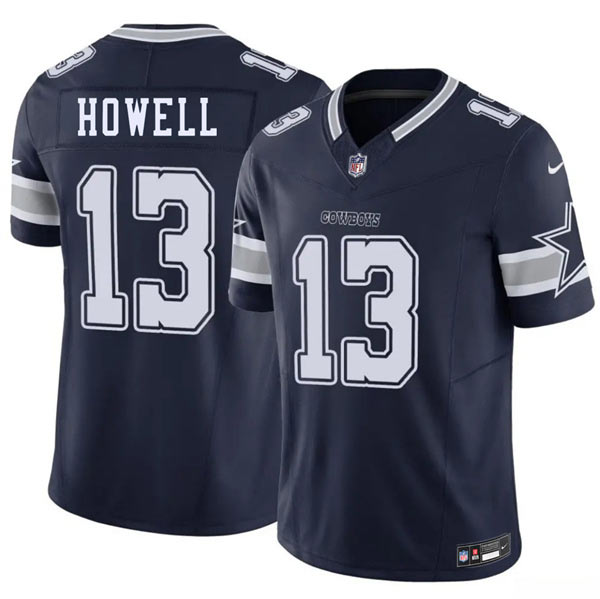 Men's Dallas Cowboys 13 Sam Howell Navy 2026 F.U.S.E Vapor Untouchable Limited Stitched Football Jersey