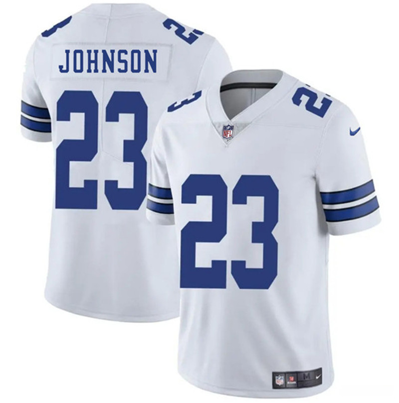 Men's Dallas Cowboys 23 Buddy Johnson White 2025 Vapor Untouchable Limited Football Stitched Jersey