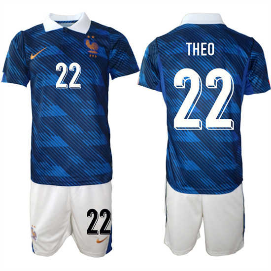 Men's France 22 THEO National Team FIFA x World Cup 2026 Home On Field Jersey