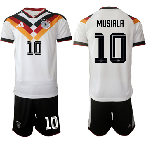 Men's Germany 10 MUSIALA National Team FIFA x World Cup 2026 Home White On Field Jersey