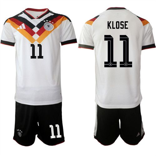 Men's Germany 11 KLOSE National Team FIFA x World Cup 2026 Home White On Field Jersey